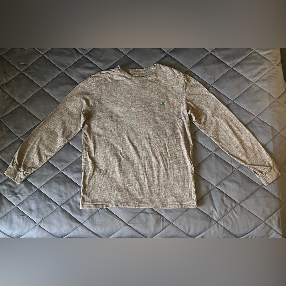 Polo Men’s Long Sleeve Brown Tee